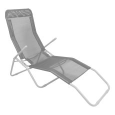 Gartenliege – grau – LEZ3663