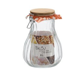 Glasbehälter 2 L mit Holzdeckel – SIP0932
