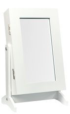Schmuckschrank mit Spiegel – Weiß – PHO5775