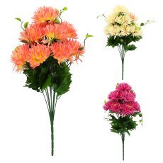 Künstlicher Zweig Chrysantheme, 15er-Pack – HID3109