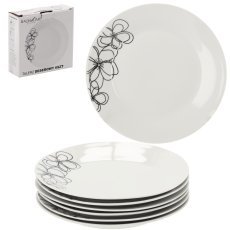 Set mit 6 runden Desserttellern, Ø 19 cm, Modell g047 *2301