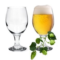 Set mit 6 Biergläsern à 400 ml Misket *5285