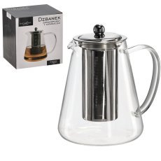 Feuerfester Krug mit Infusor und Metalldeckel, 1300 ml *1571