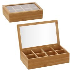 Teebox mit 8 Fächern *6491