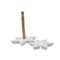 Chomik - Zweistöckige Snackschale in Sternform – MUT6682