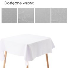 Weißes Tischtuch 140×220 cm, Packung: 1 Stück *4938