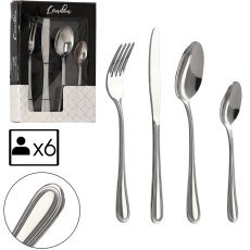 Komplettes 24-teiliges Besteckset London *7448