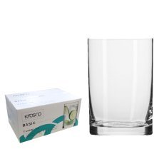 Set mit 6 Gläsern (Trinkgläsern) 150 ml basic*8258*