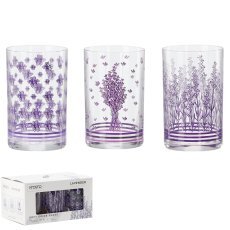 Komplettset mit 6 Gläsern aus der Lavender Collection, 250 ml. *6536*