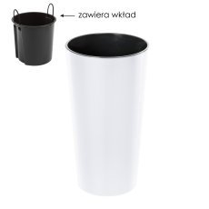 Becher Lilia 300 mm mit Einsatz – Weiß *5463