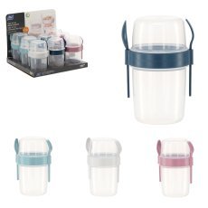 Müslischale 1100 ml mit Besteck, Disp.=9 Stk *4532