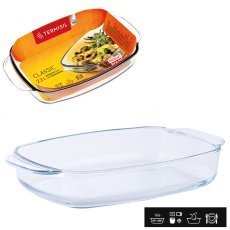 Feuerfeste rechteckige Auflaufform 2,3 l *1825