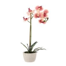 Kunstblume – Orchideen-Mix in 3 Farben, 43 cm, Packung = 6 Stück *4801