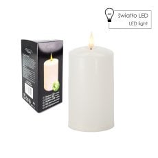LED-Kerze 7 cm x 16 cm weiß *1109