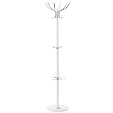 Standgarderobe Kazer, 178 cm, weiß *5349