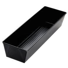 Blech mit Struktur, 39x11x7,5 cm, mit Antihaftbeschichtung, schwarz *1685