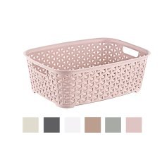Geflochtener Korb aus Rattan L - HOB041252
