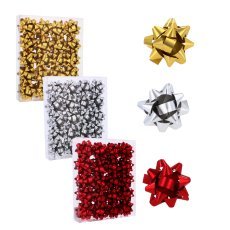 Set mit 40 Geschenkschleifen zum Verpacken von Präsenten, 5 cm – GIF5774