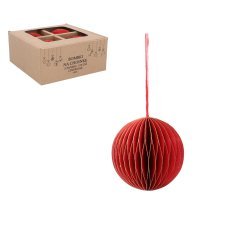 Set aus 4 Papierornamenten Ø8 cm - AIP1993