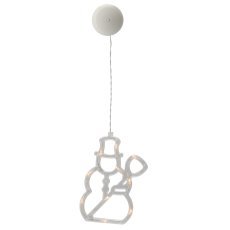 Chomik - LED-Weihnachtsfensterdeko mit Saugnapf, batteriebetrieben – 6 Motive – LED4017