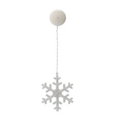 Chomik - LED-Weihnachtsfensterdeko mit Saugnapf, batteriebetrieben – 6 Motive – LED4017