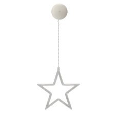 Chomik - LED-Weihnachtsfensterdeko mit Saugnapf, batteriebetrieben – 6 Motive – LED4017