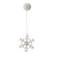 Chomik - LED-Weihnachtsfensterdeko mit Saugnapf, batteriebetrieben – 6 Motive – LED4017