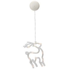 Chomik - LED-Weihnachtsfensterdeko mit Saugnapf, batteriebetrieben – 6 Motive – LED4017