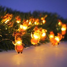 LED-Lichterkette mit Rentieren, 20 Stück im Set – LED4161