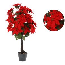 Künstlicher Baum – Weihnachtsstern 1 m rot *3865