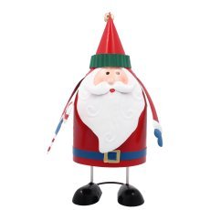 Chomik - Weihnachtsdekoration Metall-Weihnachtsmann 13,5x12x21cm - POI5296