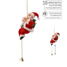 Nikolaus, der an einem Seil hinaufklettert, 25,5 cm *6989