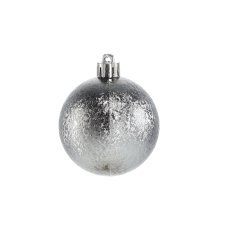 Chomik - Set aus 24 Christbaumkugeln, 6 cm, in Oliv-, Honig- und Graphitfarben, gemischte Designs *7269