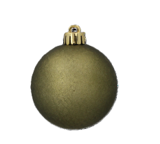 Chomik - Set mit 9 Christbaumkugeln, 6 cm, in Oliv-, Kupfer- und Graphitfarben – GIF7337