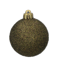 Chomik - Set mit 9 Christbaumkugeln, 6 cm, in Oliv-, Kupfer- und Graphitfarben – GIF7337