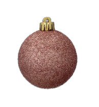 Chomik - Set mit 9 Christbaumkugeln, 6 cm, in Oliv-, Kupfer- und Graphitfarben – GIF7337