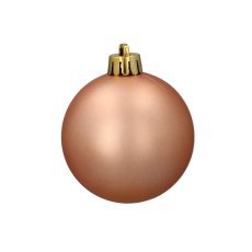 Chomik - Set mit 12 Christbaumanhängern, 6 cm, in Oliv-, Kupfer- und Graphitfarben, Röhre *7412