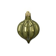 Chomik - Set mit 12 Christbaumanhängern, 6 cm, in Oliv-, Kupfer- und Graphitfarben, Röhre *7412