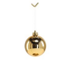 Chomik - Komplettset mit 12 Kugeln à 6 cm, Mischung in Rot/Gold/Silber mit verschiedenen Mustern *7610