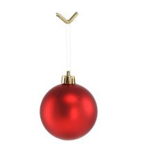 Chomik - Komplettset mit 12 Kugeln à 6 cm, Mischung in Rot/Gold/Silber mit verschiedenen Mustern *7610