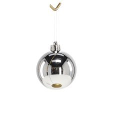 Chomik - Komplettset mit 12 Kugeln à 6 cm, Mischung in Rot/Gold/Silber mit verschiedenen Mustern *7610