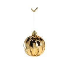 Chomik - Komplettset mit 9 Christbaumkugeln, 6 cm, in Rot/Gold/Silber *7634