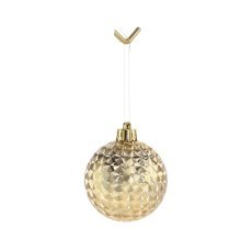Chomik - Komplettset mit 9 Christbaumkugeln, 6 cm, in Rot/Gold/Silber *7634