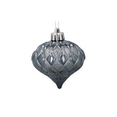 Chomik - Kpl. 9 Ornamente, 6 cm, Mischung aus Oliv-, Kupfer- und Graphittönen, verschiedene Muster *7665