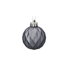 Chomik - Set mit 47 Christbaumschmuckstücken, 4–6 cm groß, in einer Mischung aus Oliv-, Kupfer- und Graphitfarben, verschiedene Designs *7702