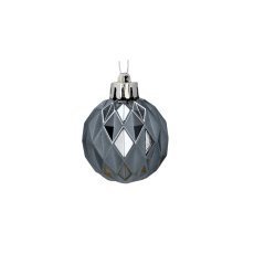 Chomik - Set mit 47 Christbaumschmuckstücken, 4–6 cm groß, in einer Mischung aus Oliv-, Kupfer- und Graphitfarben, verschiedene Designs *7702