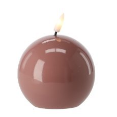 Chomik - LED-Wachskerze – Kugel 8,5 x 8,5 cm, Farbmix *9317