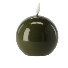 Chomik - LED-Wachskerze – Kugel 8,5 x 8,5 cm, Farbmix *9317