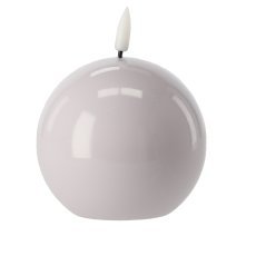 Chomik - LED-Wachskerze – Kugel 8,5 x 8,5 cm, Farbmix *9317