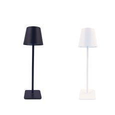 Tisch-LED-Lampe mit Touch-Funktion 11 x 37 cm weiß / schwarz *0399